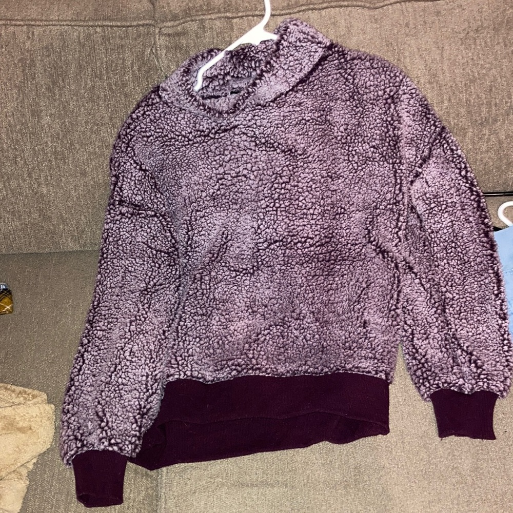 sherpa crew neck